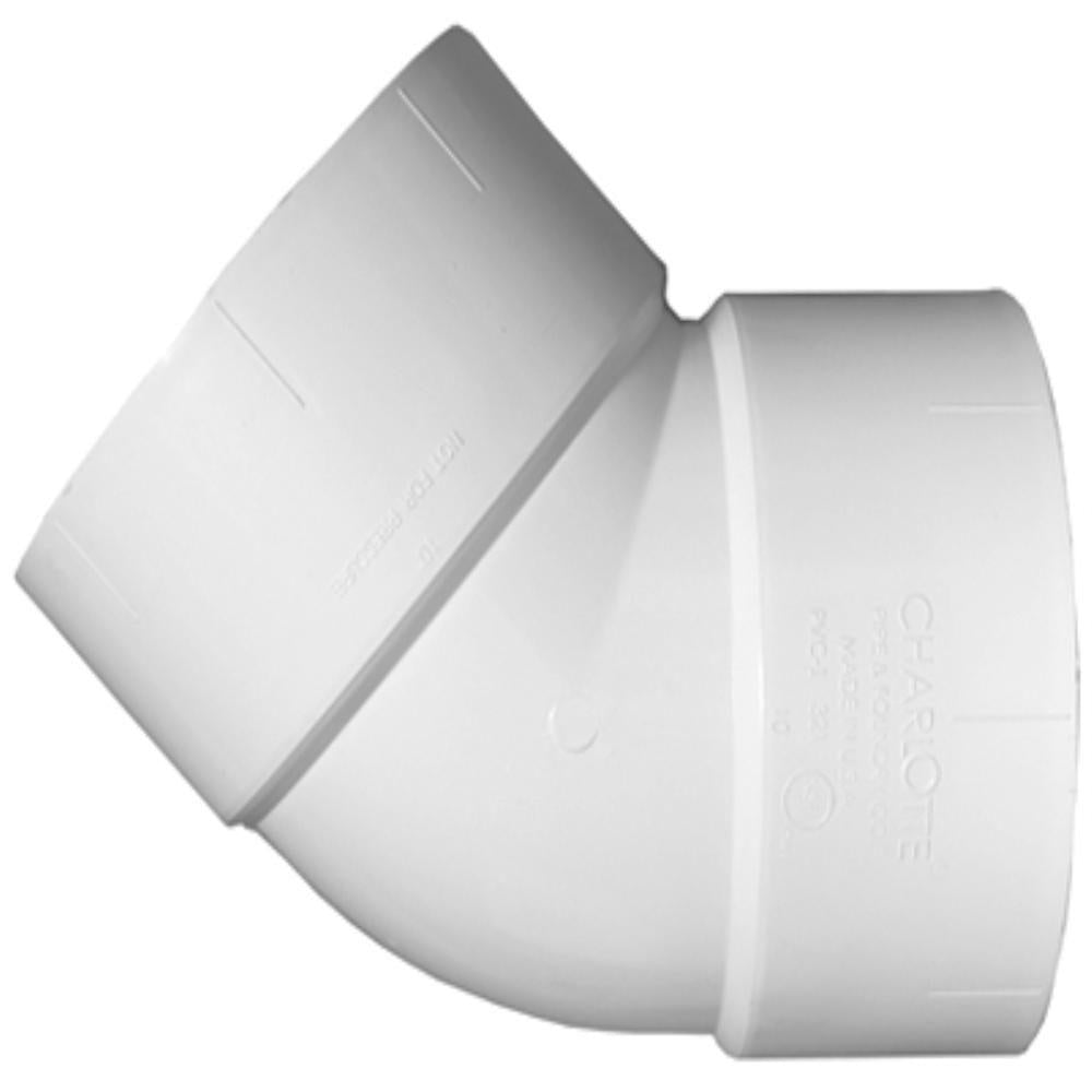 Charlotte PVC003210800HA 1.05 in. 45 Degree PVC Elbow