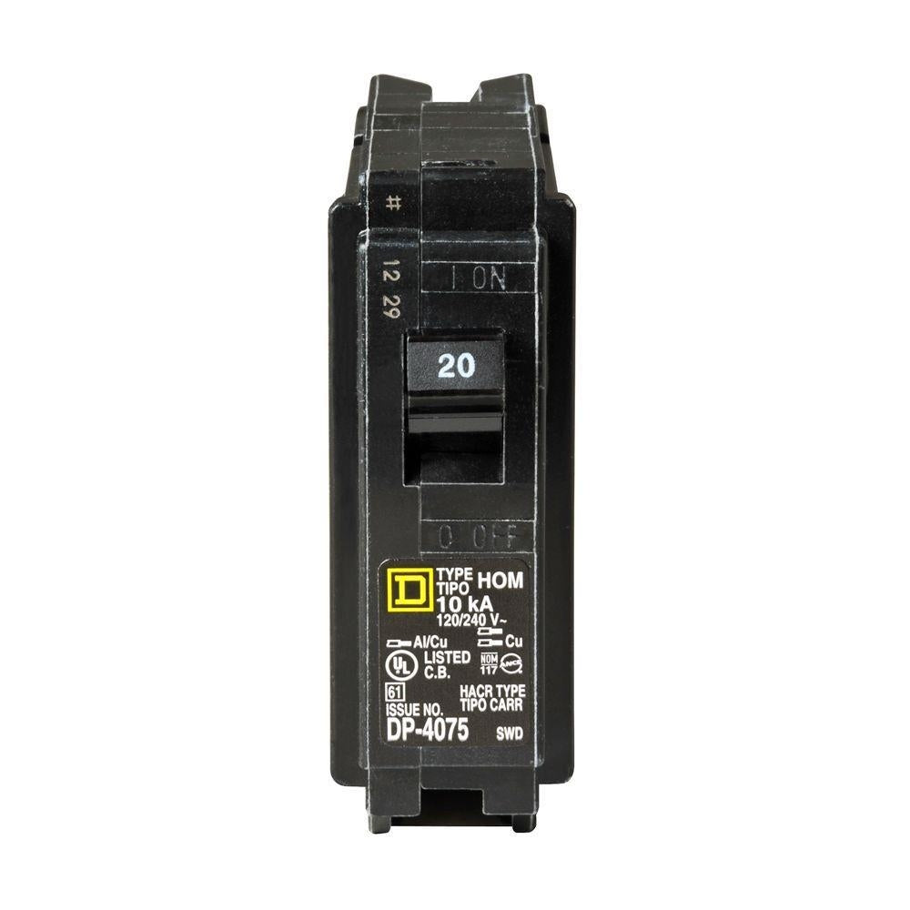 Hom120CP Homeline 20-Amp Single-Pole Circuit Breaker