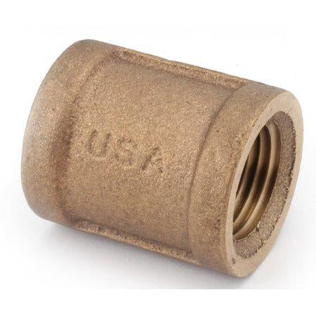 Anderson Metal Corp Coupling Brass 1/2FPT 738103-08