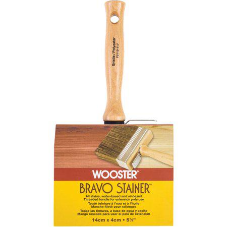 Wooster F5119 5-1/2 Stainer Bristle Polyester Stain Brush