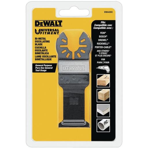 DEWALT DWA4203 Oscillating Wood with Nails Blade black