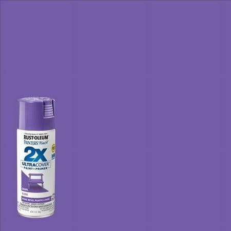 Rust-Oleum Painter s Touch 2X Ultra Cover Gloss Grape Paint+Primer Spray Paint 12 oz