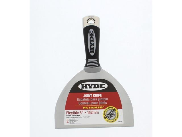 HYDE Stainless Steel Joint Knife 6 in. W x 8 in. L
