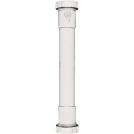 Plumb Pak 1.5 in. Dia. x 12 in. L Plastic Extension Tube