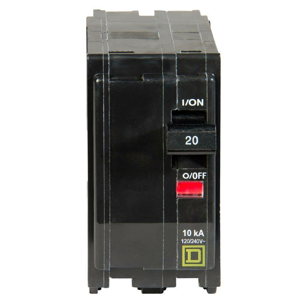 Square D by Schneider Electric QO220CP 20A 2Pole Plugon Circuit Breaker