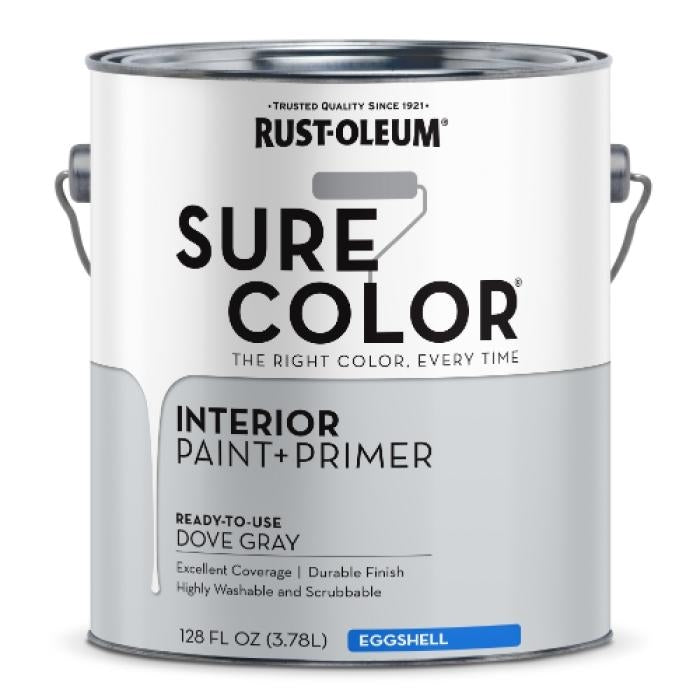 Rust-Oleum 380223 Sure Color Series Interior Paint + Primer Gray