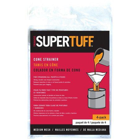 Supertuff White Mesh Cone Paint Strainers