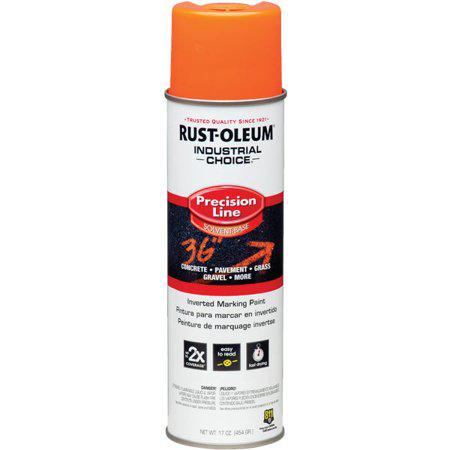 Rust-Oleum Line Marking Paint 20 oz Fluor. Orange 203027V