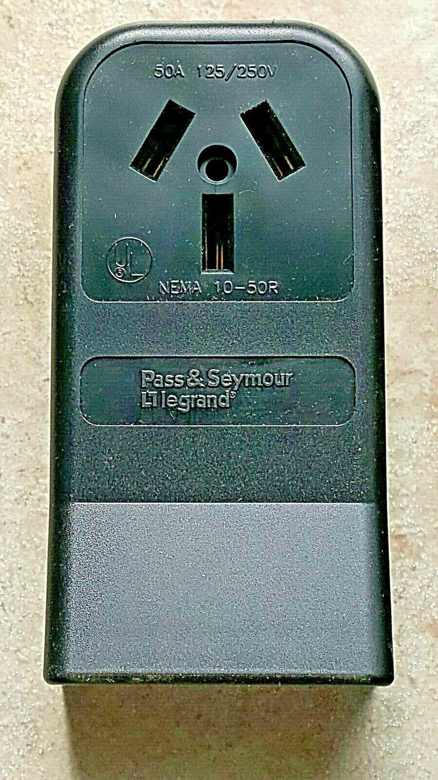 Legrand 385CC6 Pass & Seymour 50A 125/250V 3W Surface Mount Range Outlet