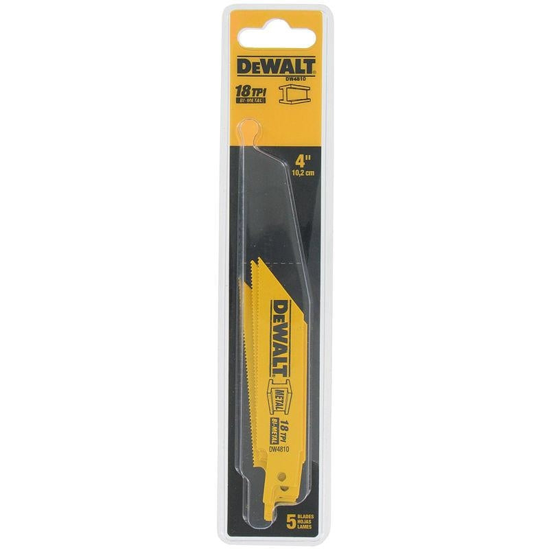 DEWALT Metal Cutting Reciprocating Saw Blade TPI (115-DW4810)
