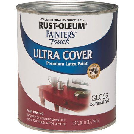 Rust-Oleum 1964-502 Painter S touch Ultra Cover Latex Paint Red