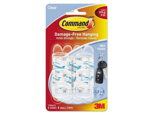 Command Mini Wall Hooks Hanging of Dorm Room Decorations Hooks