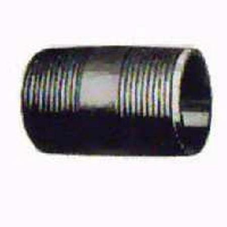 Worldwide Sourcing Standard Pipe Nipple 3/8 in Threaded 3 in L Steel Galvanized