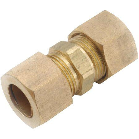 Anderson Metals 3/16 In. Brass Low Lead Compression Union 750062-03