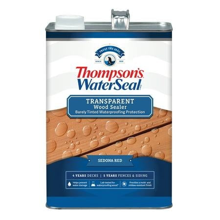 Thompson S Waterseal Transparent Wood Sealer Red Gallon