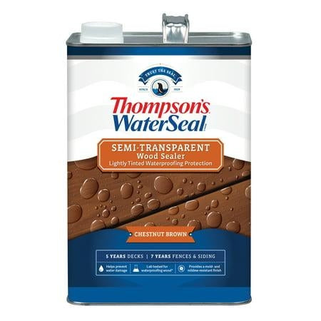 Thompson S Waterseal Semi-TranSparent Wood Sealer Brown Gallon