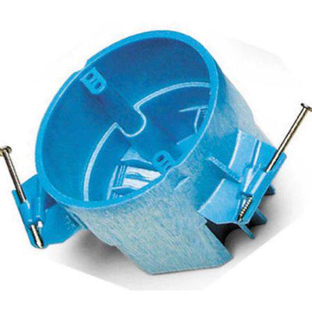 Carlon 25 Cu in Round Thermoplastic 1 Gang Electrical Box Blue