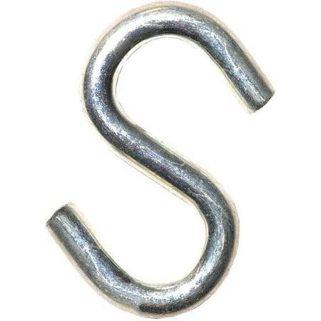 Prosource LR369 Large Open S-Hook H bright Zinc plated 1INCH