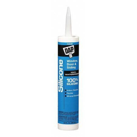 Dap 08641 12 Pack 9.8 Oz. Window and Door Silicone Rubber Sealant