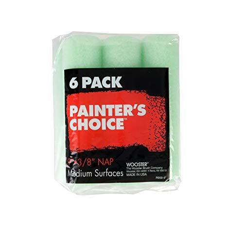 Wooster Painter S Choice Fabric 9 in. W x 3/8 in. Paint Roller Cover 6 pk