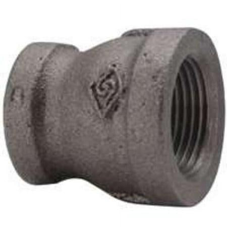 Worldwide SourCING B240 8x6 Pipe Reducing Coupling x 1/8 in Black Oxide