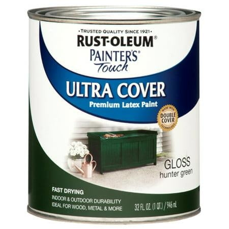 Rust-Oleum Painter S Touch 2X Ultra Cover Premium Latex Paint Green Qt