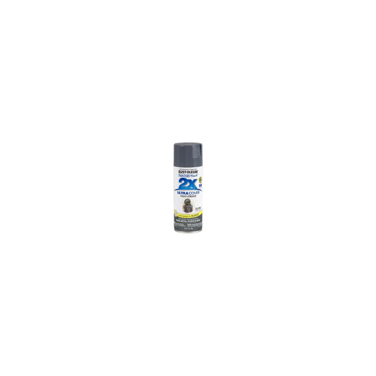 Rust-Oleum Painter S Touch 2x Ultra Cover Gloss Dark Gray Paint+Primer Spray Paint 12 oz