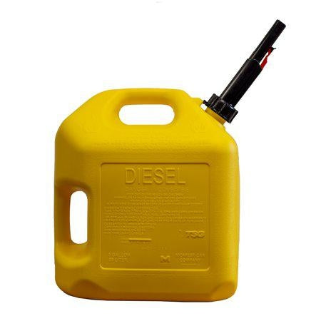 Midwest Can 5 gal. Plastic Auto Shut Off Diesel Fuel Can