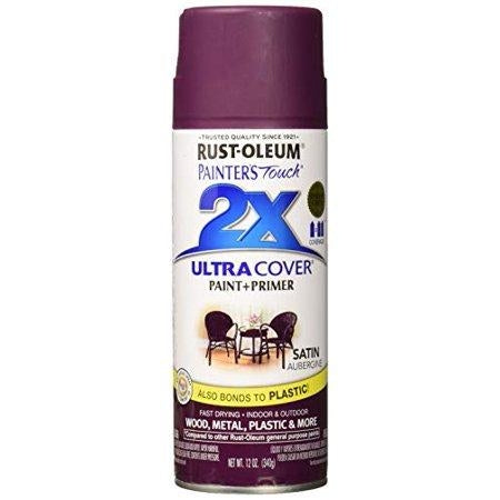 Rust-Oleum 257419 Painter S Touch 2X Spray Paint Aubergine