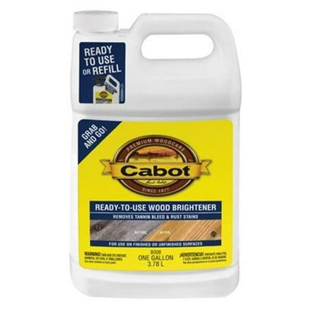 Cabot Wood Brightener Clear 1 gal. 140.0008008.007