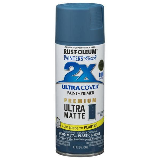 Painters Touch 331188 Painter S Touch 2X Premium Ultra Matte Spray Paint Blue