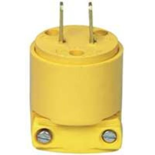 Cooper 4862-Box Heavy Duty Non-Grounded Straight Electrical Plug Vac A P