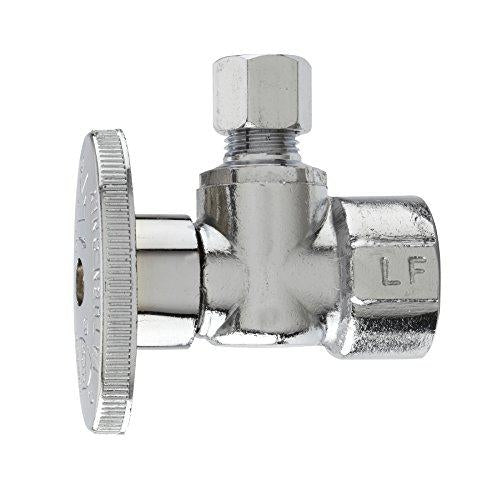 Plumb Pak Pp20046LF/PBQT090 0.5 Fip x 0.25 Comp Valve Angle