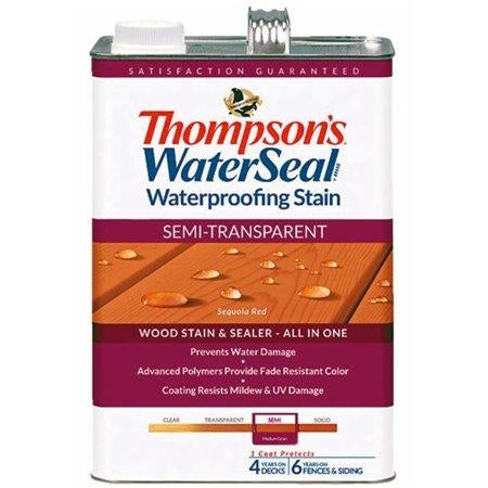Thompsons Waterseal Semi-Transparent Waterproofing Stain Sequoia Red Gal