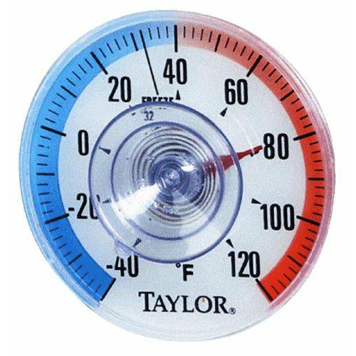Taylor 5321N Weather Resistant Round Dial Thermometer to 120 Deg F