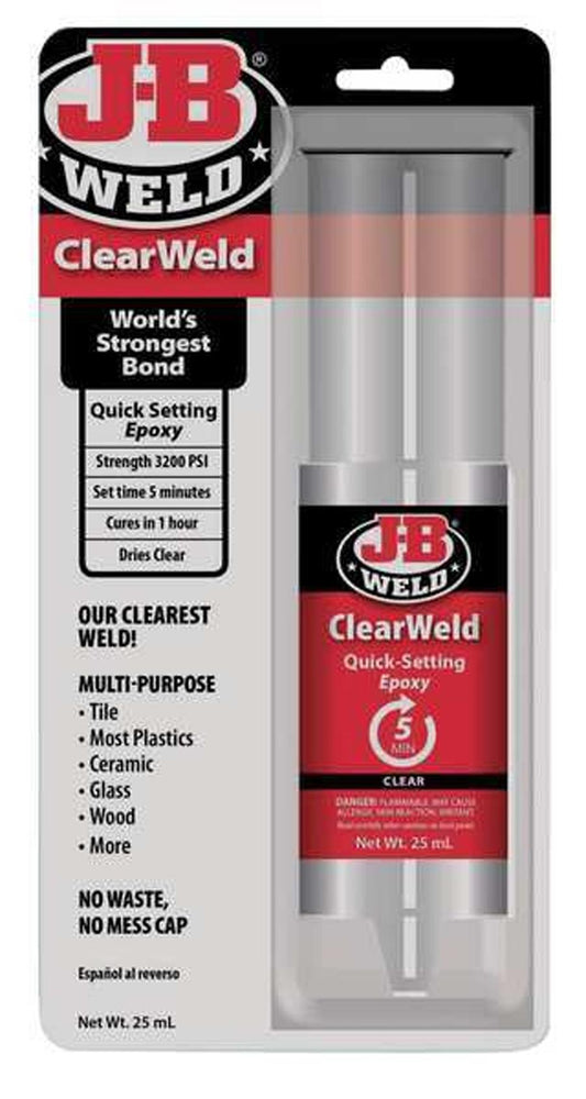 J-B Weld 50112 ClearWeld Epoxy Adhesive