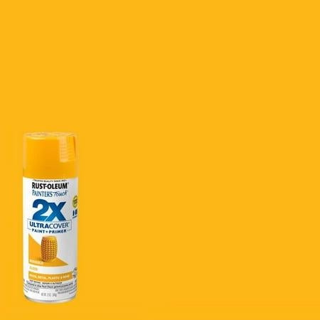Rust-Oleum Painter s Touch 2X Ultra Cover Gloss Marigold Spray Paint 12 oz