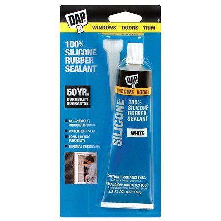 Dap 752 WD&S WHT 2.8 100% Silicone Sealant, 1