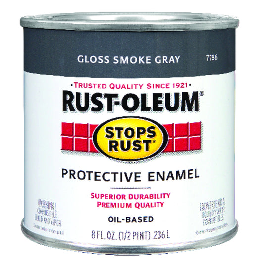 Rust-Oleum Stops Rust Protective Enamel PT Smoke Gray