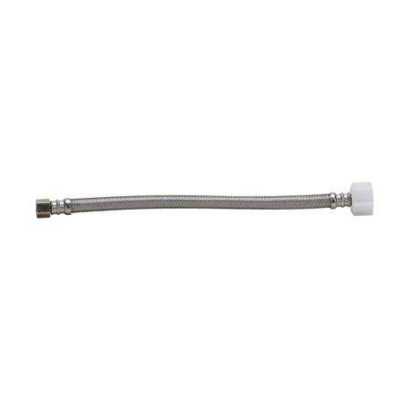 Fluidmaster B1T16 Braided Stainless Steel Toilet Connector 16