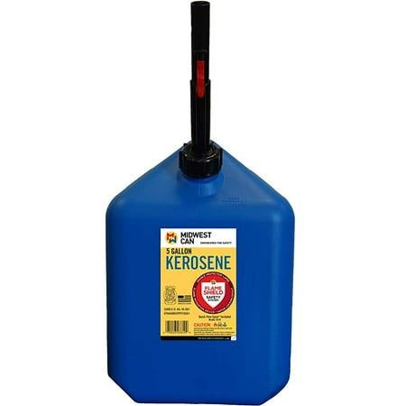 Flame Shield 7610 Kerosene Can 5 Gal. Self Blue HDPE