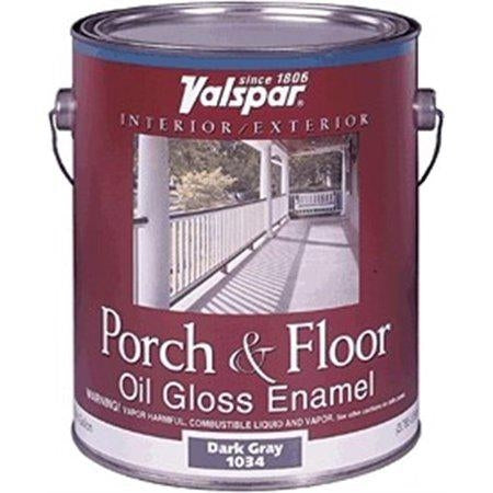 Valspar 1015 Porch and Floor Enamel Paint, High-Gloss, Dark Brown