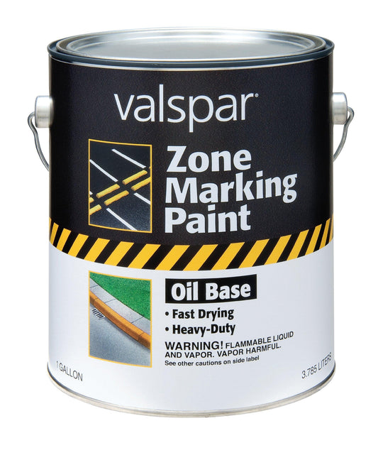 Valspar 24-142G White Alkyd Zone Marking Paint - 1 Gallon