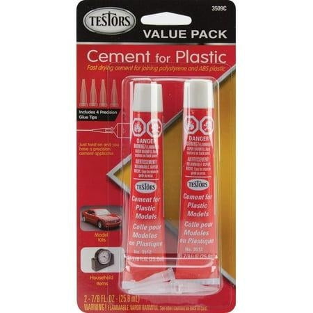 Testor Corp. Reprice! Plastic Cement 2 Pack x oz + Tips