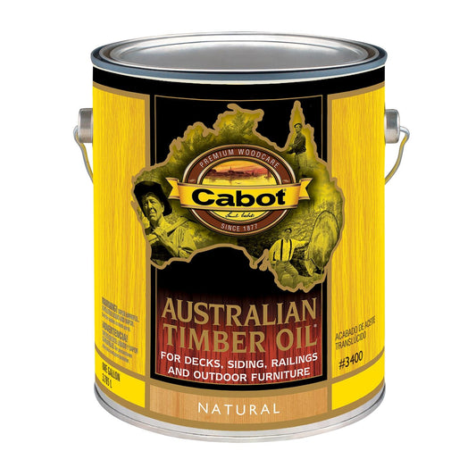 Cabot Australian Timber Oil Transparent Natural Oil-Based Australian Timber Oil 1 Gal