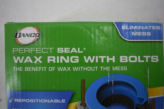Danco Perfect Seal Toilet Wax Ring with Toilet Seat Bolts (10826X)