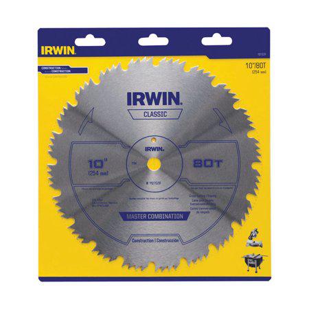 IRWIN Industrial 10in 80THT Combo Blade 11270