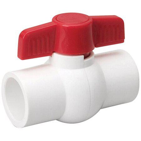 B & K Industries 107-633 Ball Valve PVC .5 in.Solvent