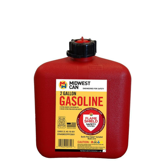 Midwest 2 Gallon Auto Shut Off Fuel Can
