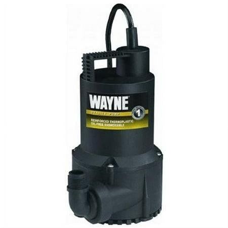 Wayne 1/6 HP Submersible Continuous-Duty Utility Pump RUP160